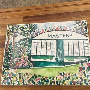 Masters Golf Art Print